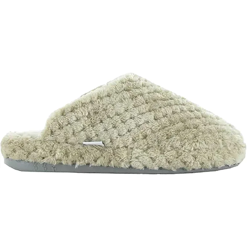 memory foam slippers for men-  slippers for indoor leisure and comfort-Women's Naot Unwind Beige Fleece