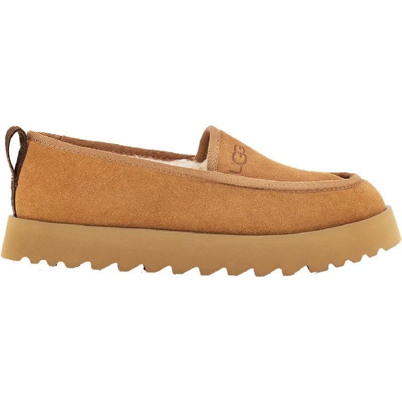 soft wool slippers-  slippers with fun designs for home-Women's UGG Super Moc Chestnut Suede