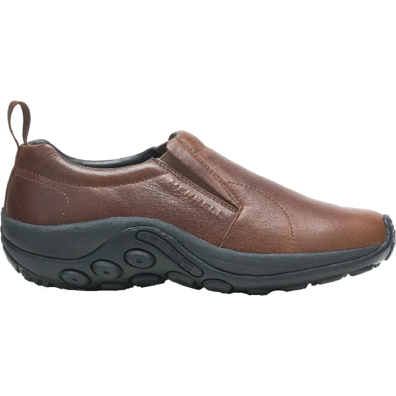 mules-&-clogs-with-tassels-Leather-mules-with-chunky-heel-Men's Merrell Jungle Moc Earth Leather