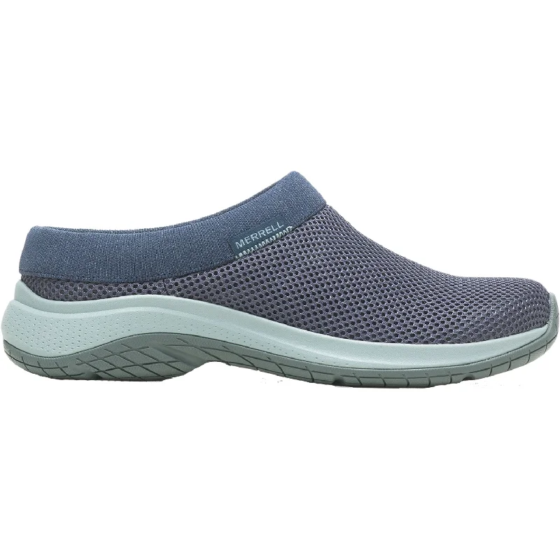 mules-&-clogs-with-leather-footbed-Black-mules-Women's Merrell Encore Breeze 5 Navy Mesh