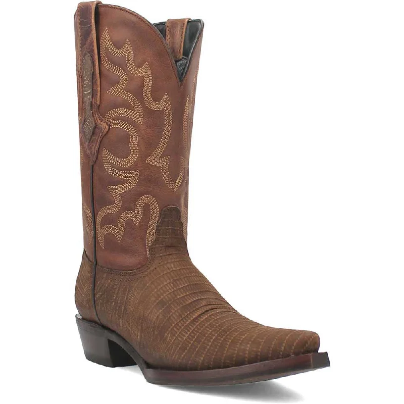 boots for winter fashion-  Dingo's The Duke Brown Snip Leather Western Boots