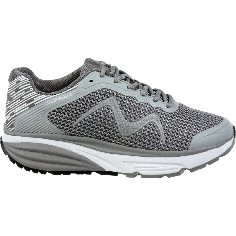 casual shoes for all day wear-Trendy casual shoes for winter wear-Men's MBT Colorado X Grey Mesh