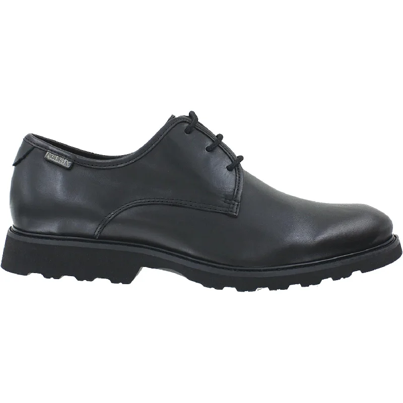 casual shoes for trendy leisure wear-Comfortable casual shoes for relaxing park outings-Men's Pikolinos Glasgow M05-6545C1 Black Leather