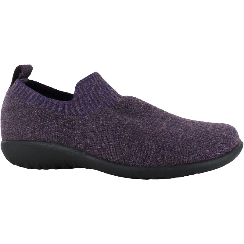 casual shoes for work from home-Comfortable casual shoes for casual parties-Women's Nuku Peacock Purple Knit