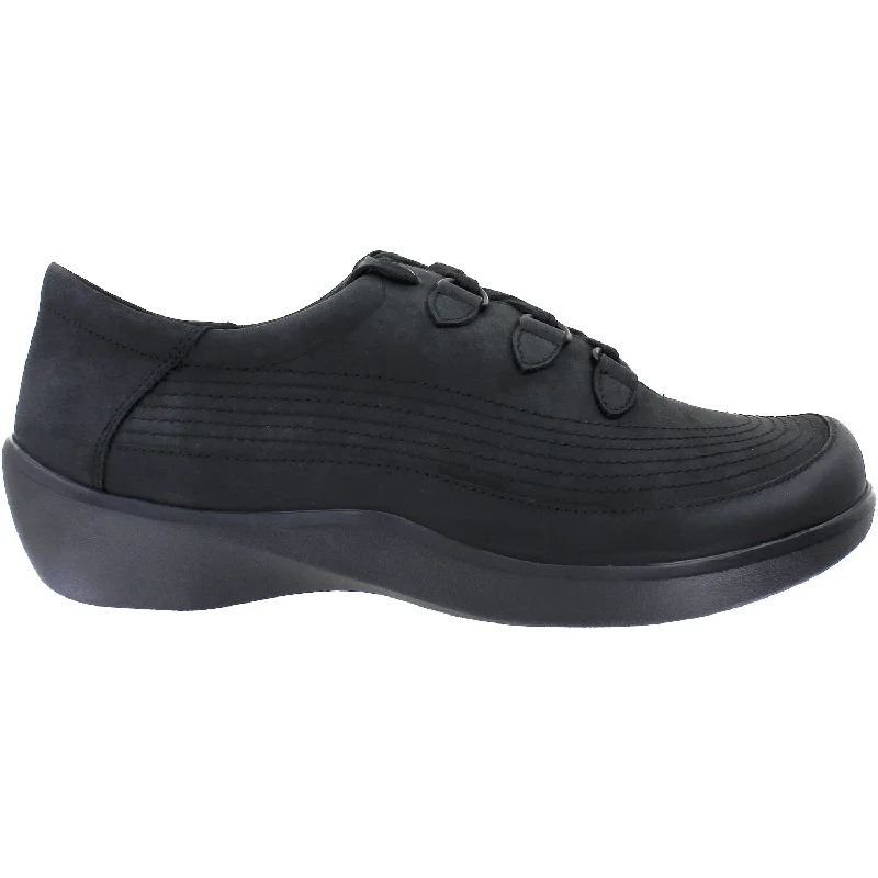 casual shoes for lightweight wear-Casual shoes for laid-back office wear-Women's Ziera Amaris Black Trooper Leather