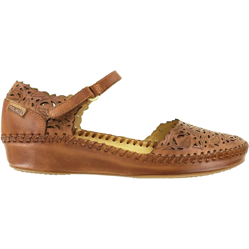 casual shoes for stylish comfort for men-Comfortable casual shoes for relaxed walking adventures-Women's Pikolinos P. Vallarta 655-0906 Brandy Leather