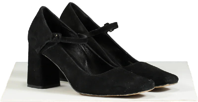 Hobbs Black Miranda Mary Jane Heels EU 41 UK 8