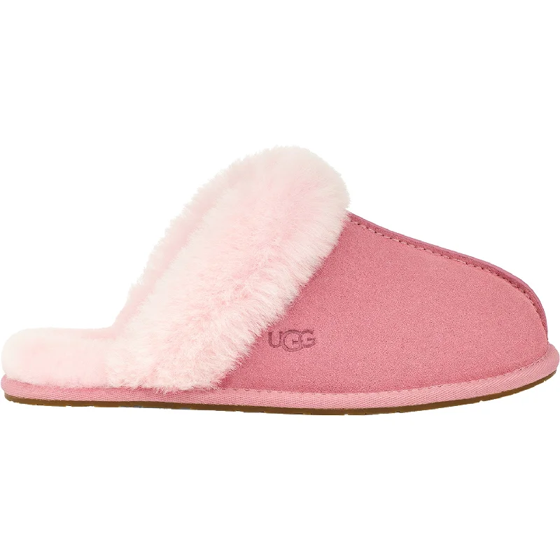 soft slippers-  slippers for luxurious home comfort-Women's UGG Scuffette II Horizon Pink Suede