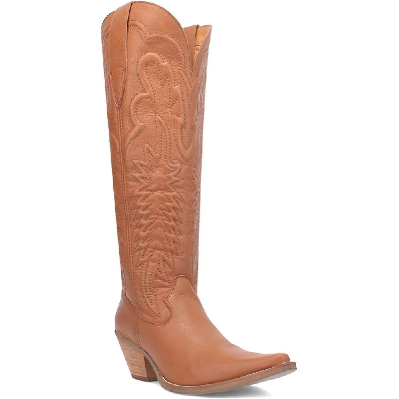 boots for edgy looks-  Dingo Raisin Kane Brown Embossed Zipper and Snip Toe Leather Boots