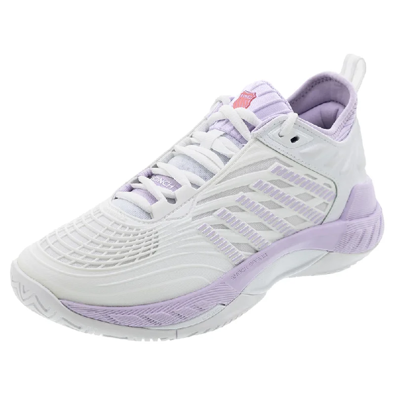 Women`s Hypercourt Supreme 2 Tennis Shoes White and Orchid Petal