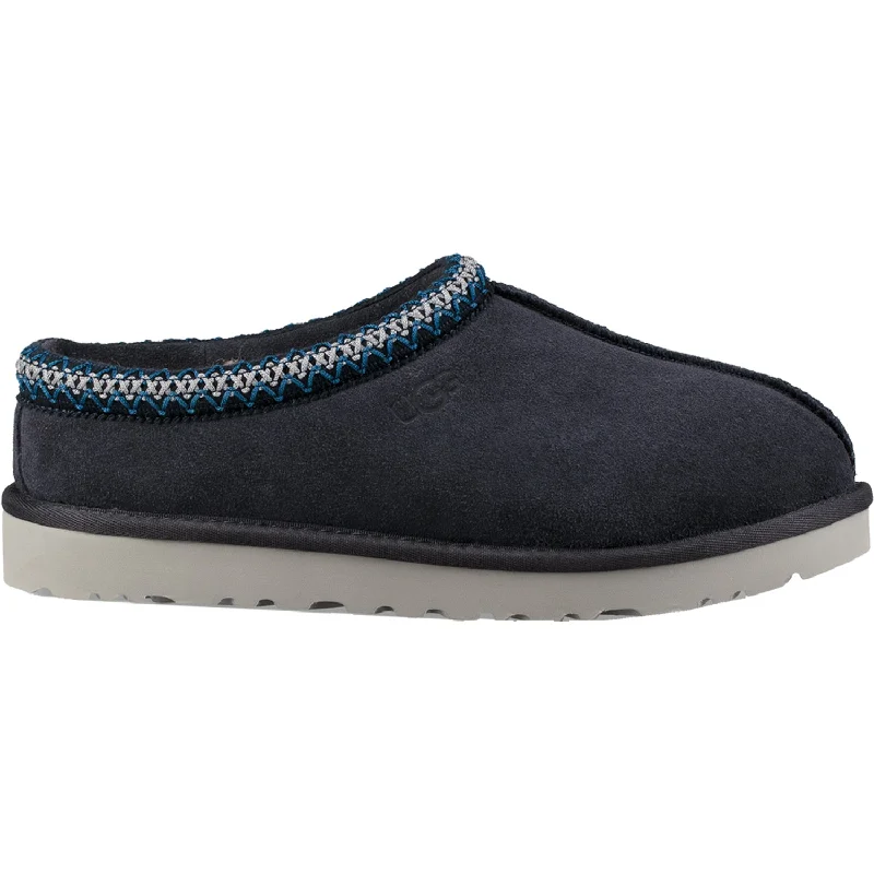 cozy and warm slippers-  slippers for lounging indoors in style-Men's UGG Tasman True Navy Suede