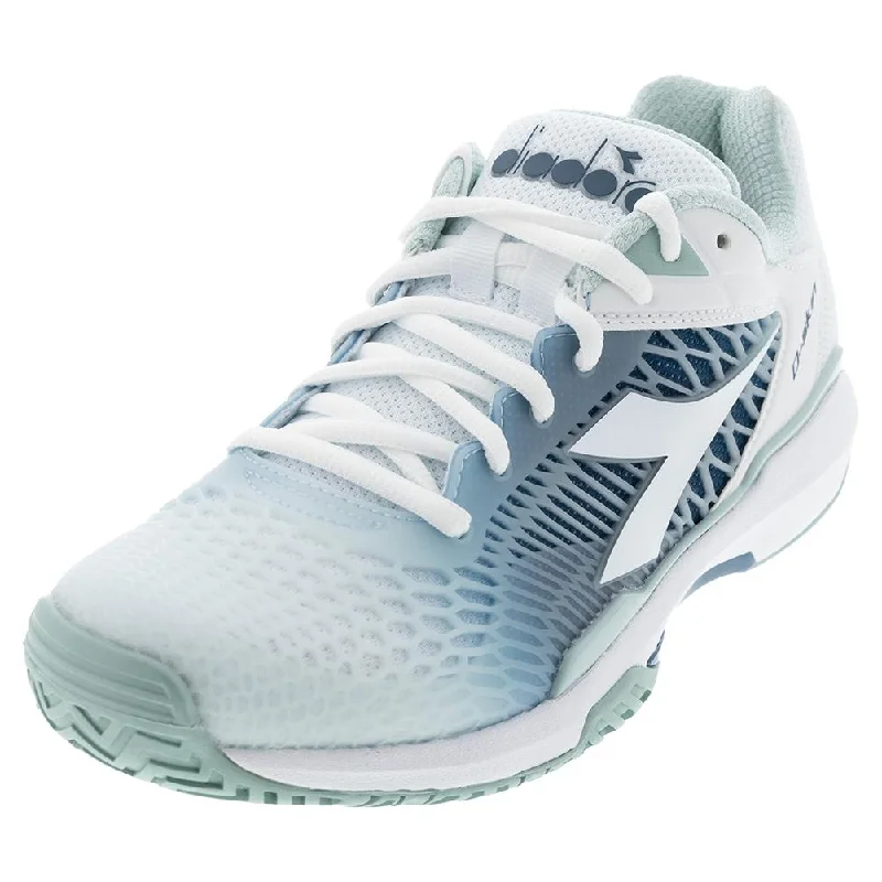 Women's Speed Competition 7 AG Tennis Shoes White and Surf Spray