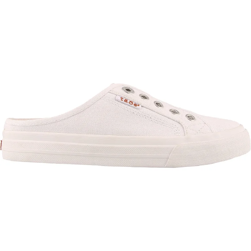 casual shoes for fall wear-Comfortable casual shoes for daily adventures-Women's Taos EZ Soul White Canvas