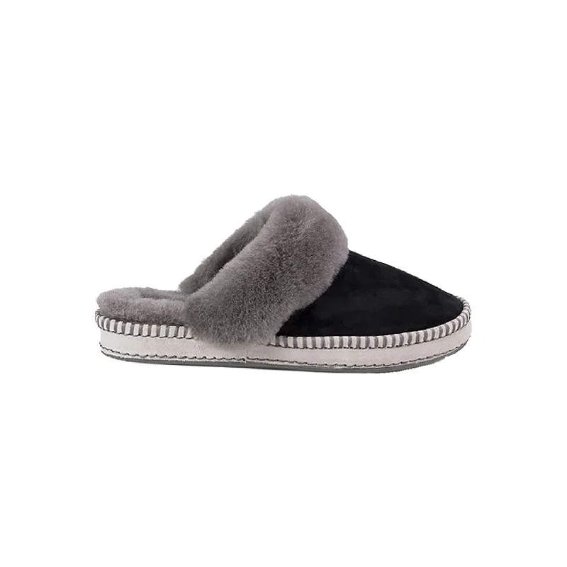 most comfortable home slippers-  slippers for rainy days-Women's UGG Aira Black Suede