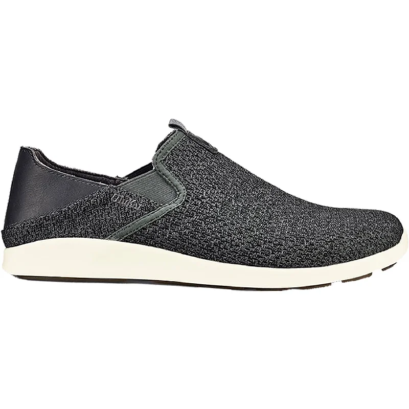 casual shoes for daily stylish footwear-Casual shoes for work in the office-Men's OluKai Alapa Dark Shadow Mesh